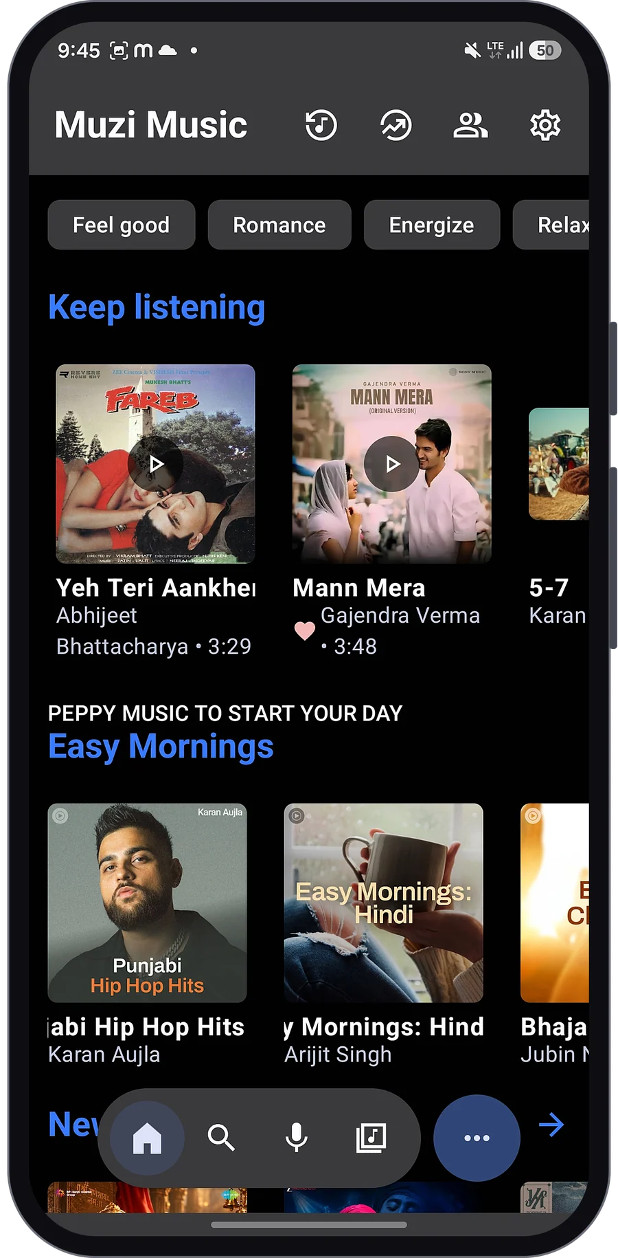 Home & Discovery Screen